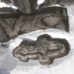 foto van het oude zilver zwaardje gebruikt van 1814 - 1906