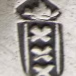 Stadskeur zilver uit Amsterdam